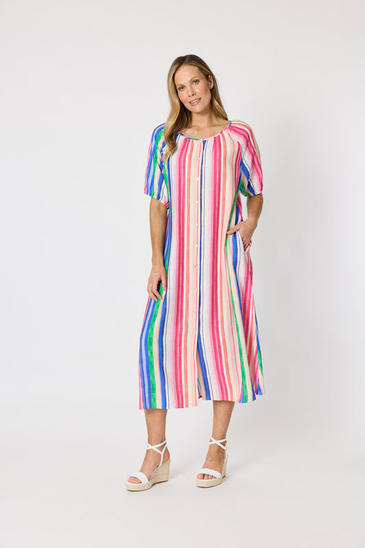 Jewel Stripe Dress by Clarity, photo 2