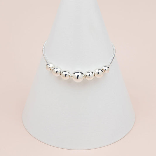 Adjustable Silver Bracelet by LillyCo, photo 2