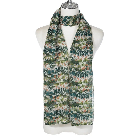 Muted floral scarf, photo 2