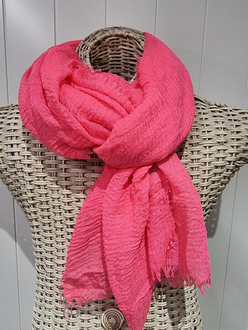 Raw Edge Scarf SC1297