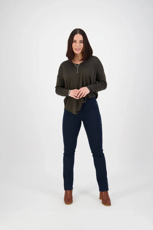Slim leg Denim Pull on by Vassalli, photo 2