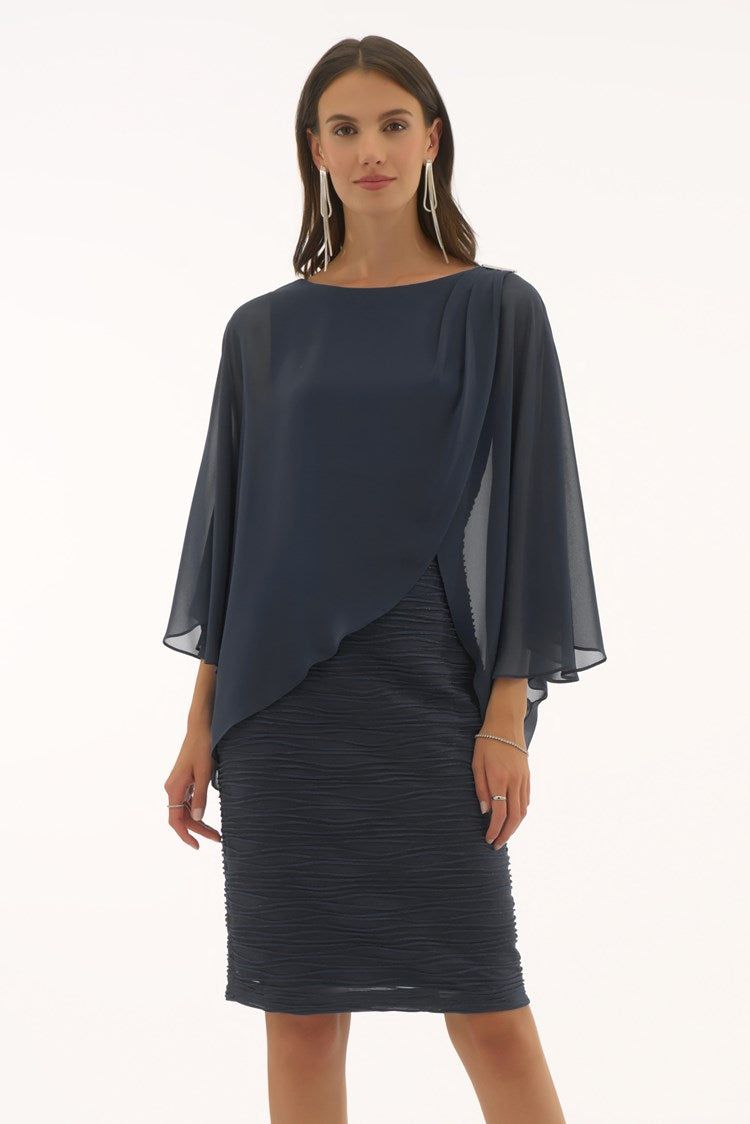 Cascade Chiffon Dress