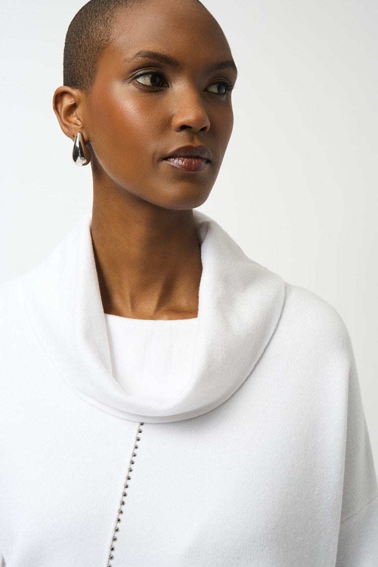 knit asymmetrical pullover