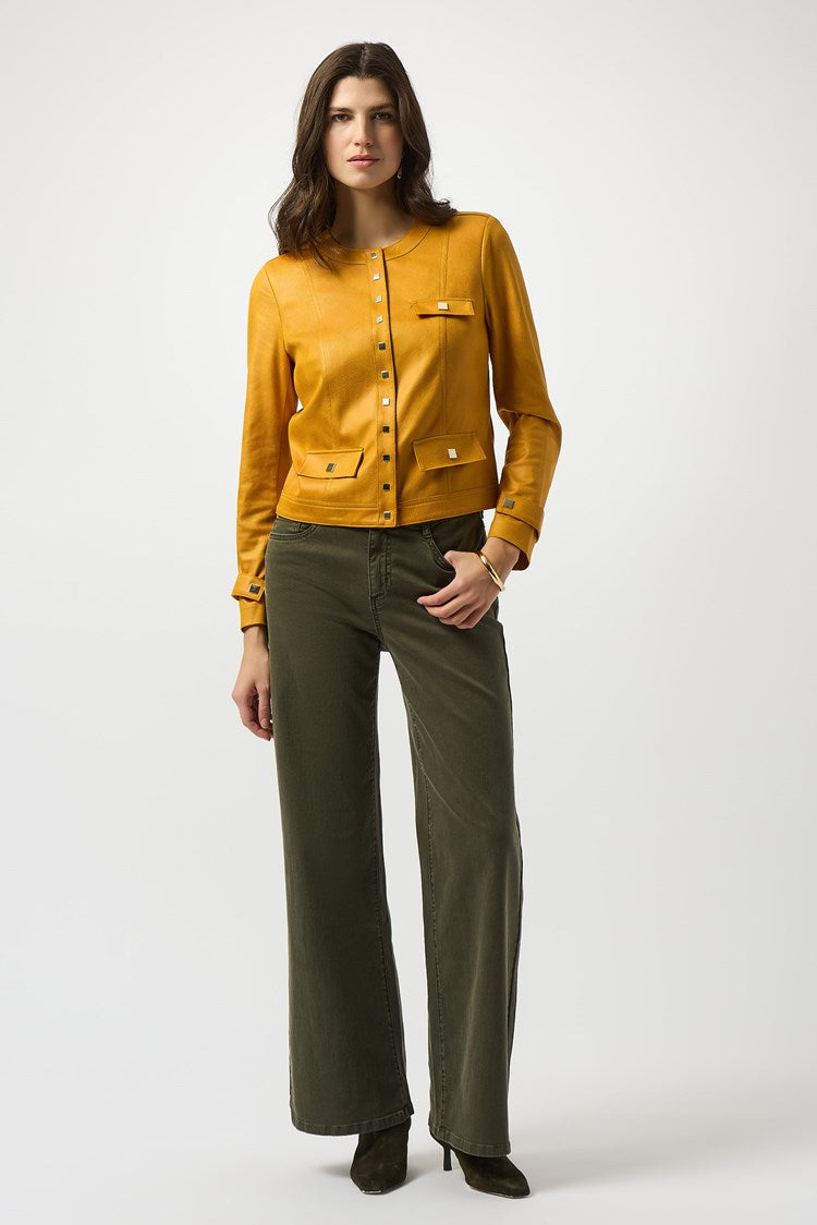 Suede Fitted Jacket