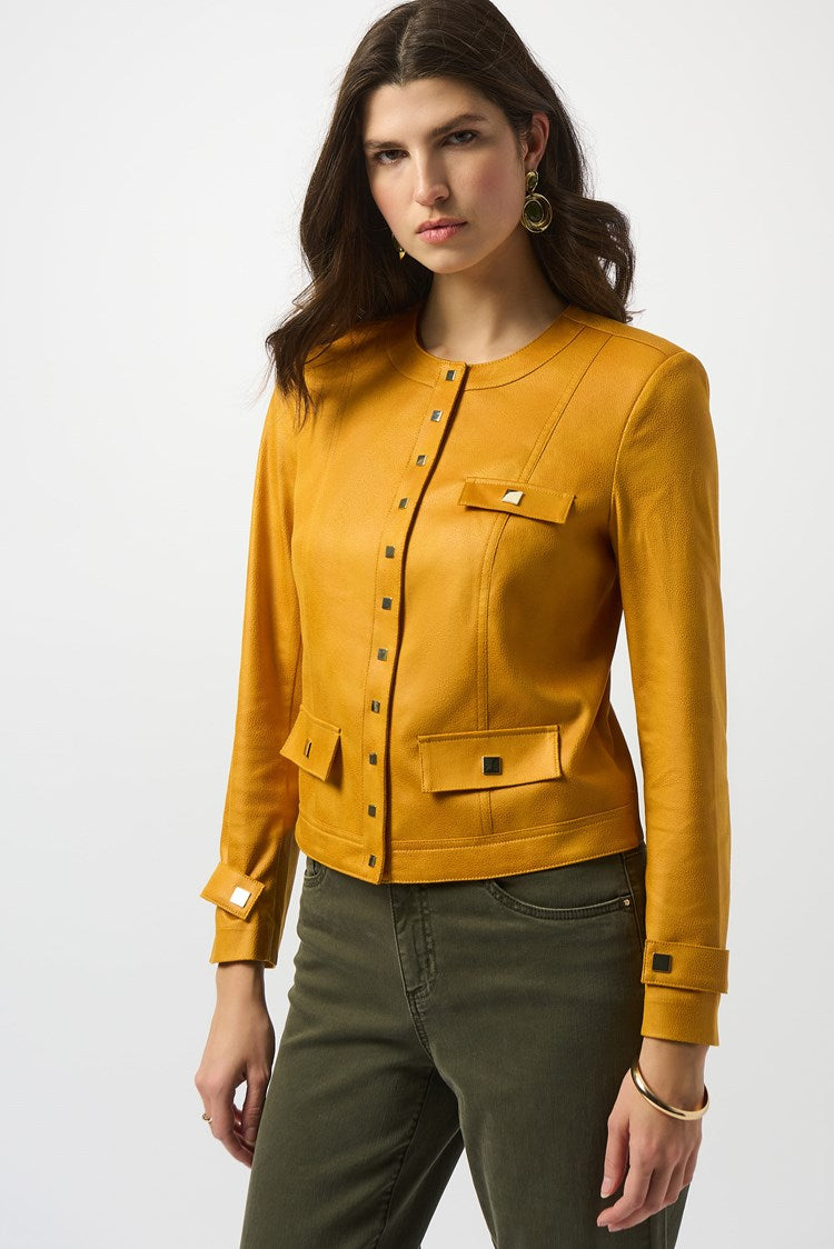 Suede Fitted Jacket