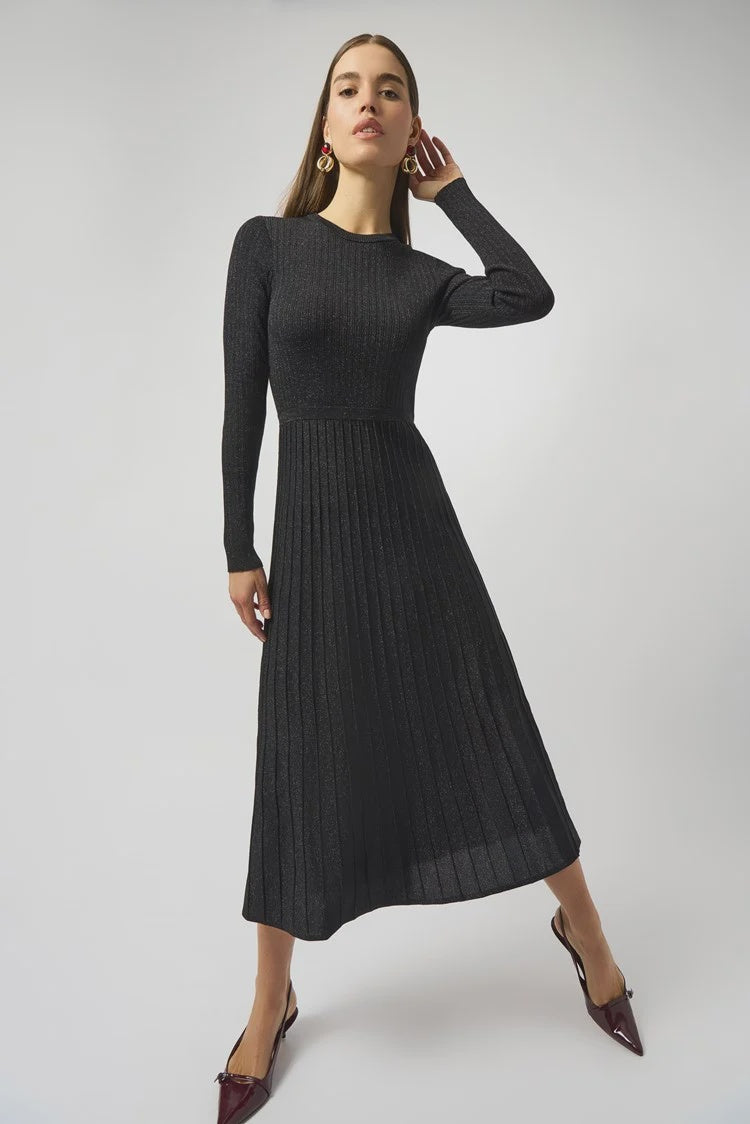Knit Fit & Flare Dress