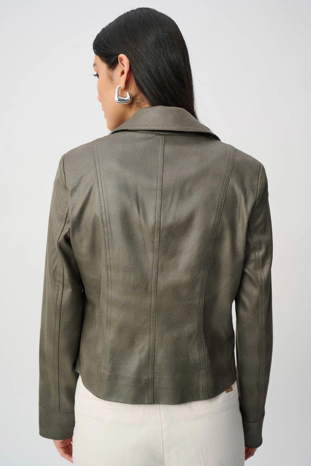 Foiled Faux Suede