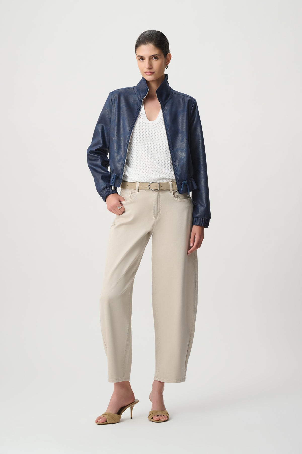 Faux Suede Blouson Jkt