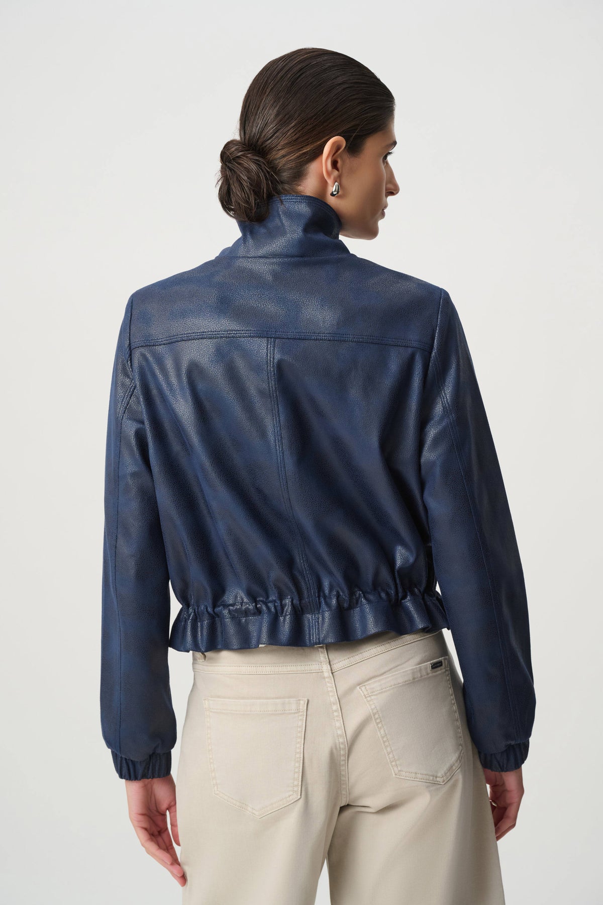 Faux Suede Blouson Jkt
