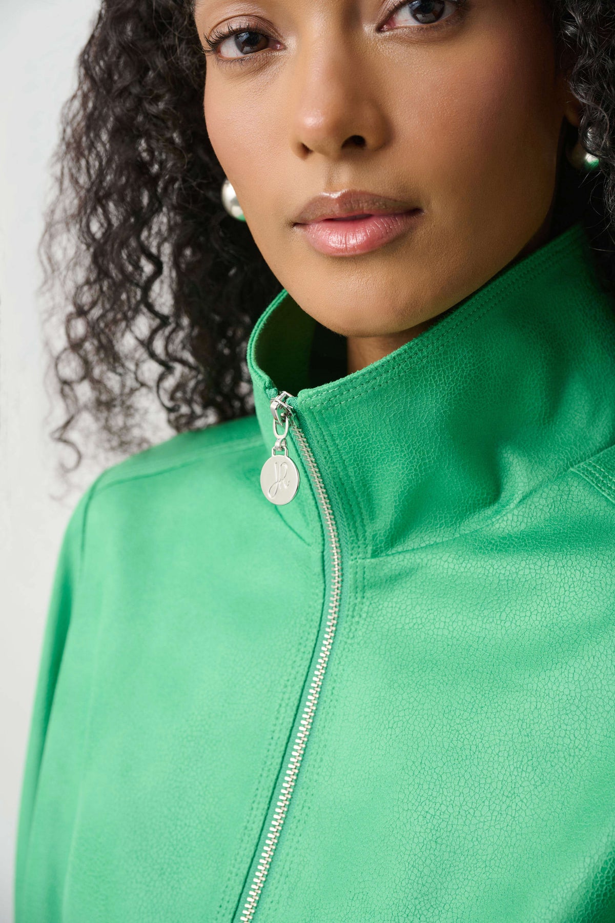 Faux Suede Blouson Jkt