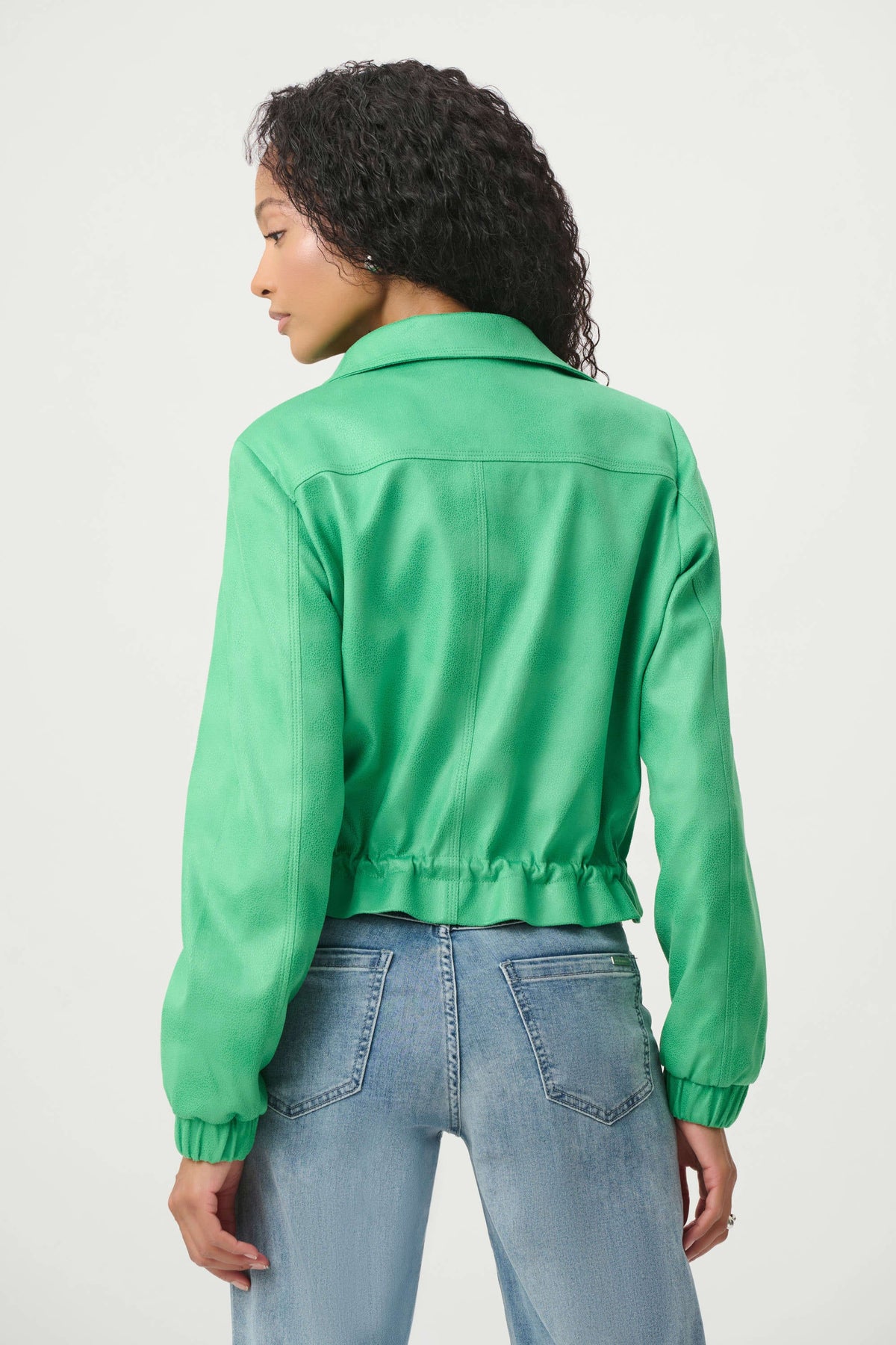 Faux Suede Blouson Jkt
