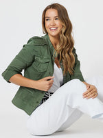 Military Denim Jacket