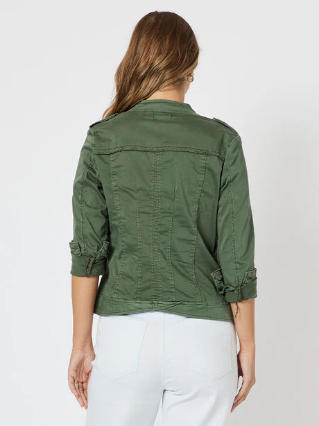 Military Denim Jacket