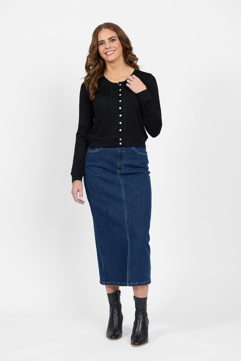 Merino Cropped Cardi