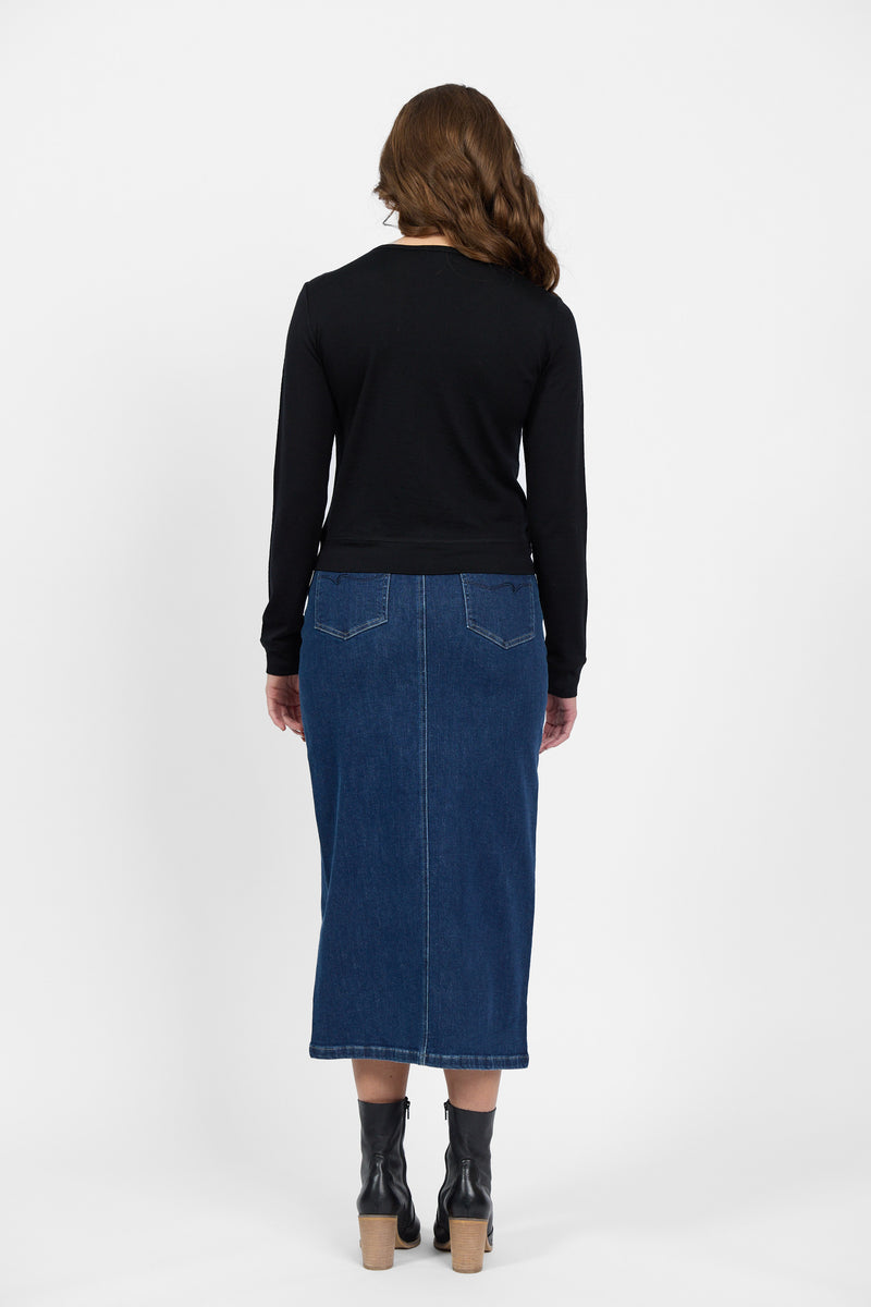 Merino Cropped Cardi