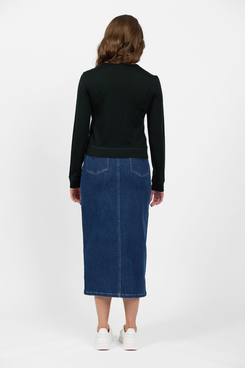Merino Cropped Cardi