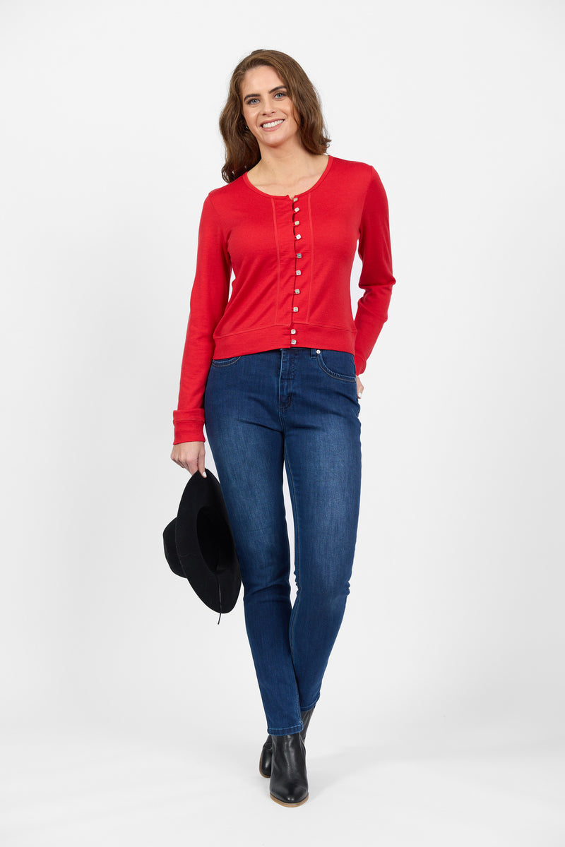 Merino Cropped Cardi