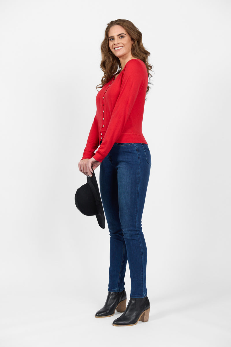 Merino Cropped Cardi