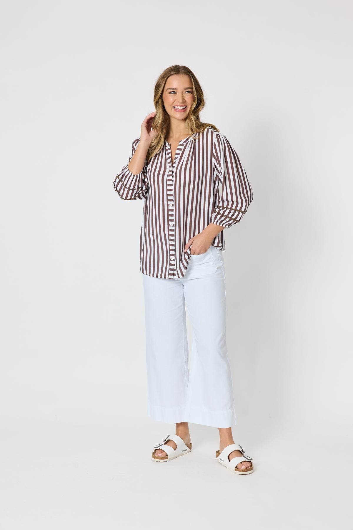 Montecito Stripe Top