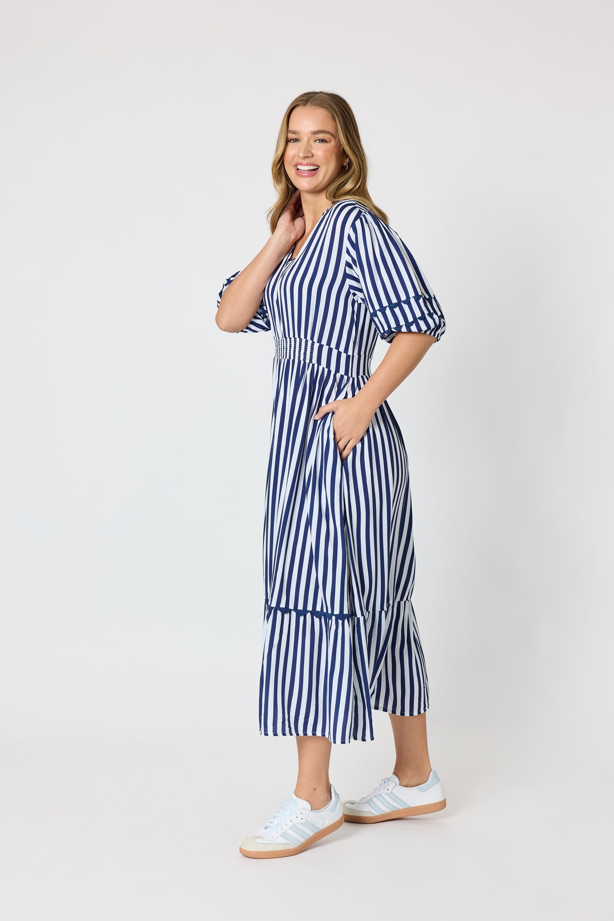 Montecito Stripe dress