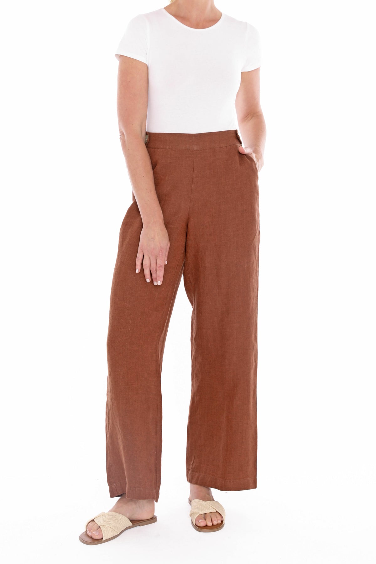 Button Tab Pant