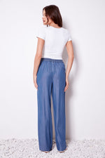 Blue Wash Wide Leg