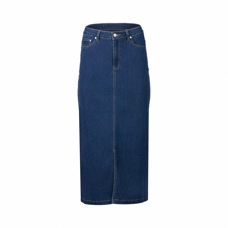 Denim Long Skirt