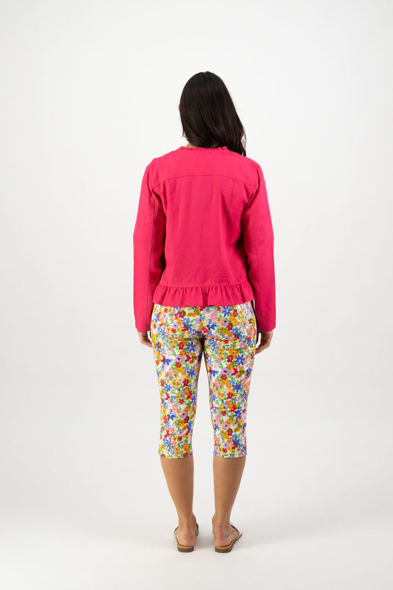Jacket Frilled Hem