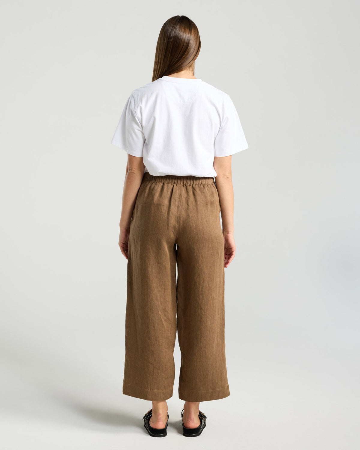 Ester Crop Linen Pant