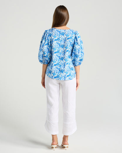 Fiorella Puff Blouse by Blackstone Clothing, photo 4