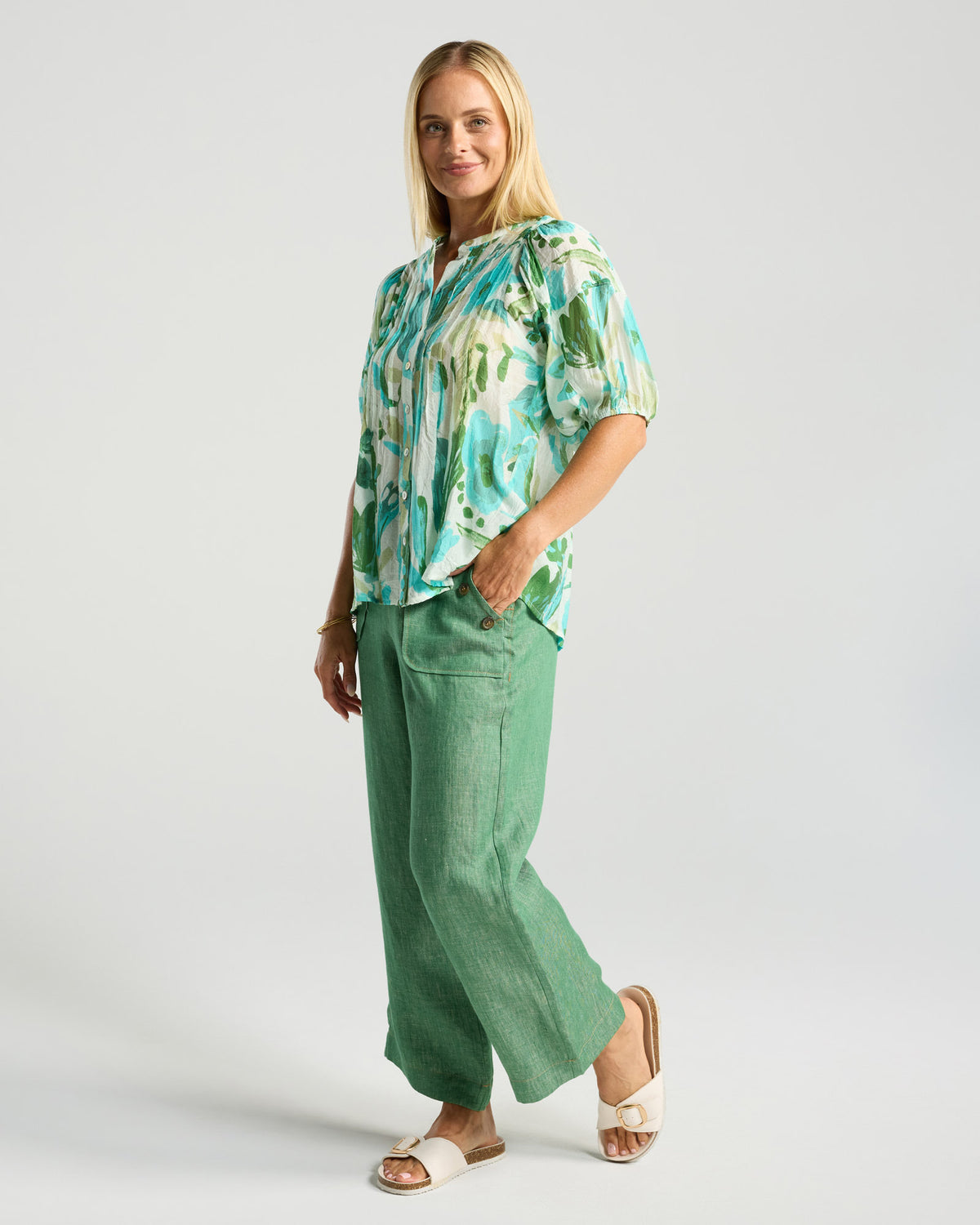 Bridget Pintuck Top