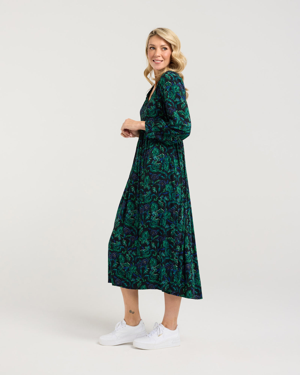 Julia Gathered Dress