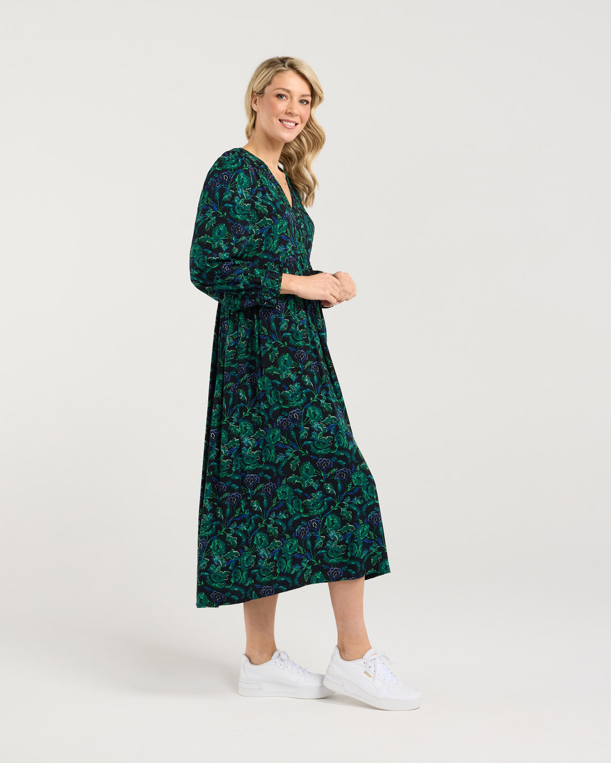 Julia Gathered Dress