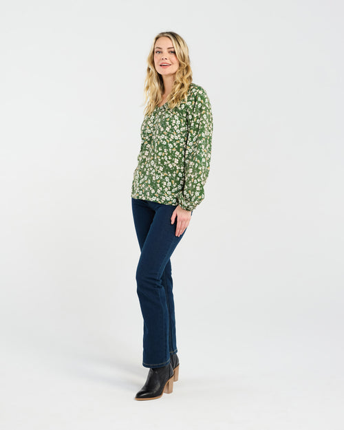 Anna Gathered Top