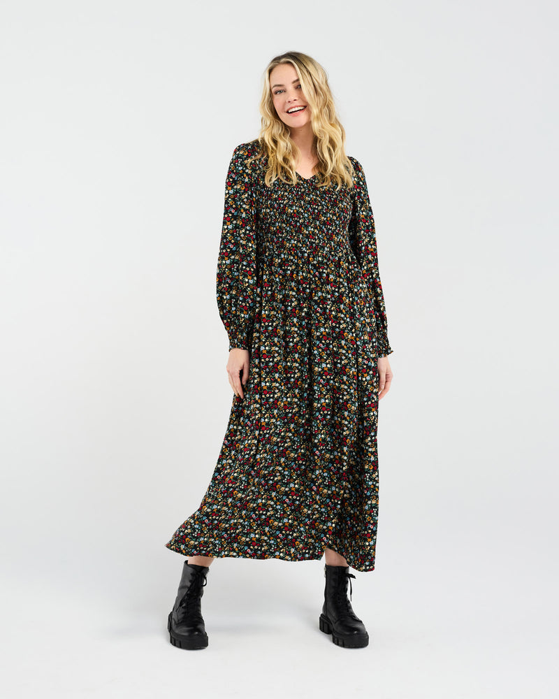 Sienna Shirred Dress