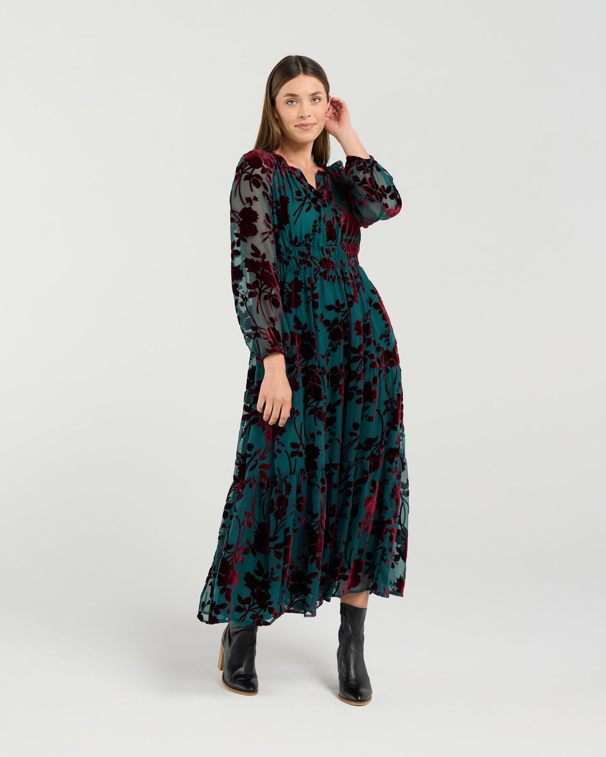 Mikayla Burnout Dress