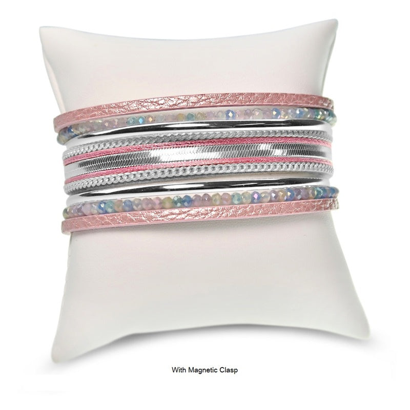 Faceted Multi Pink