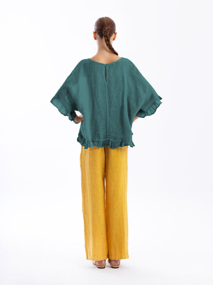 Linen Gauze Blouse by Harris Cotton, photo 5