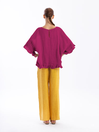 Linen Gauze Blouse by Harris Cotton, photo 6
