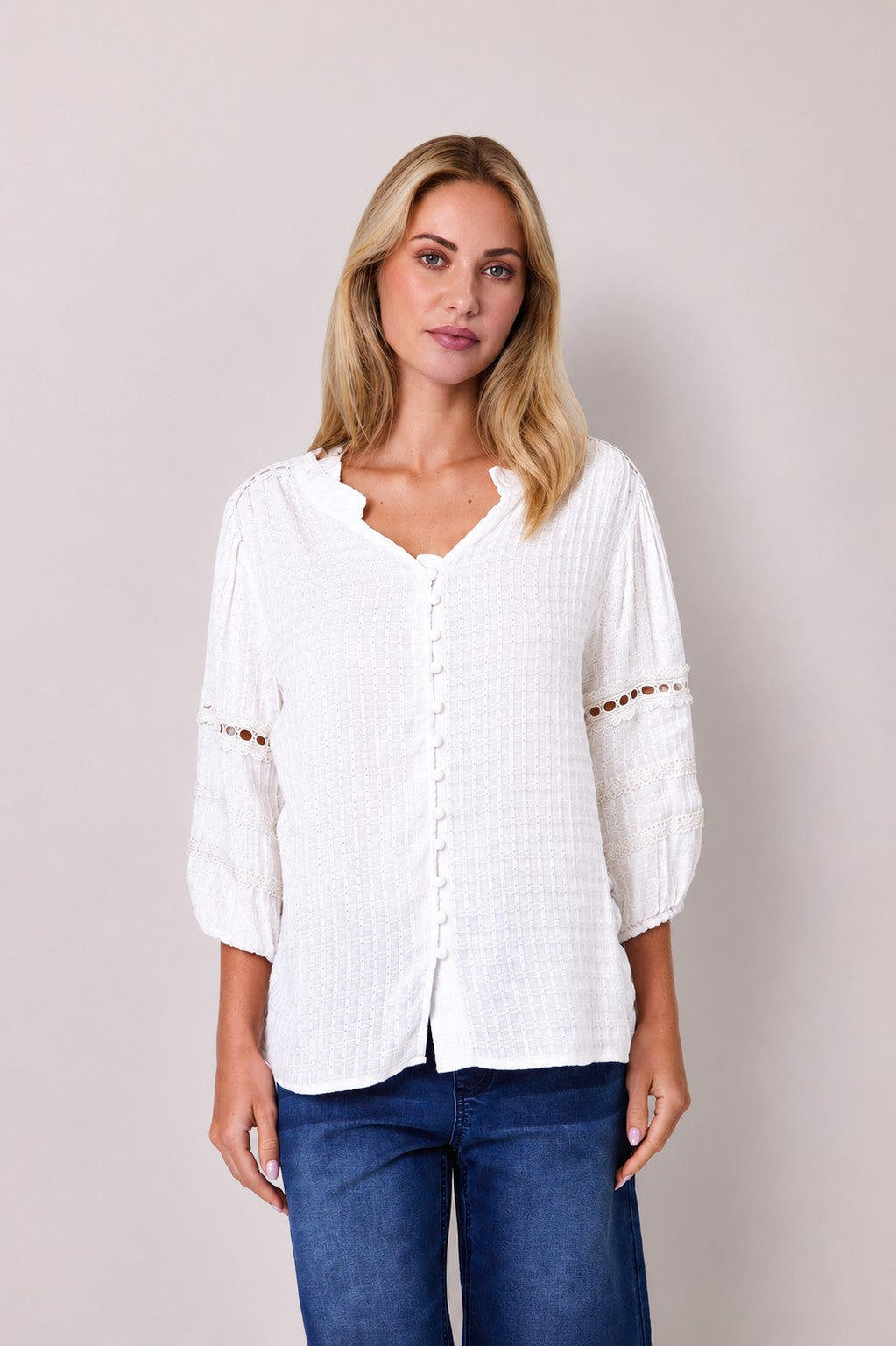 Pretty Braid Trim Top