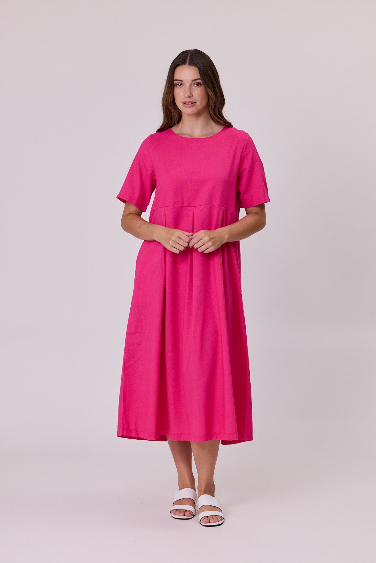 Havana Linen Long Dress
