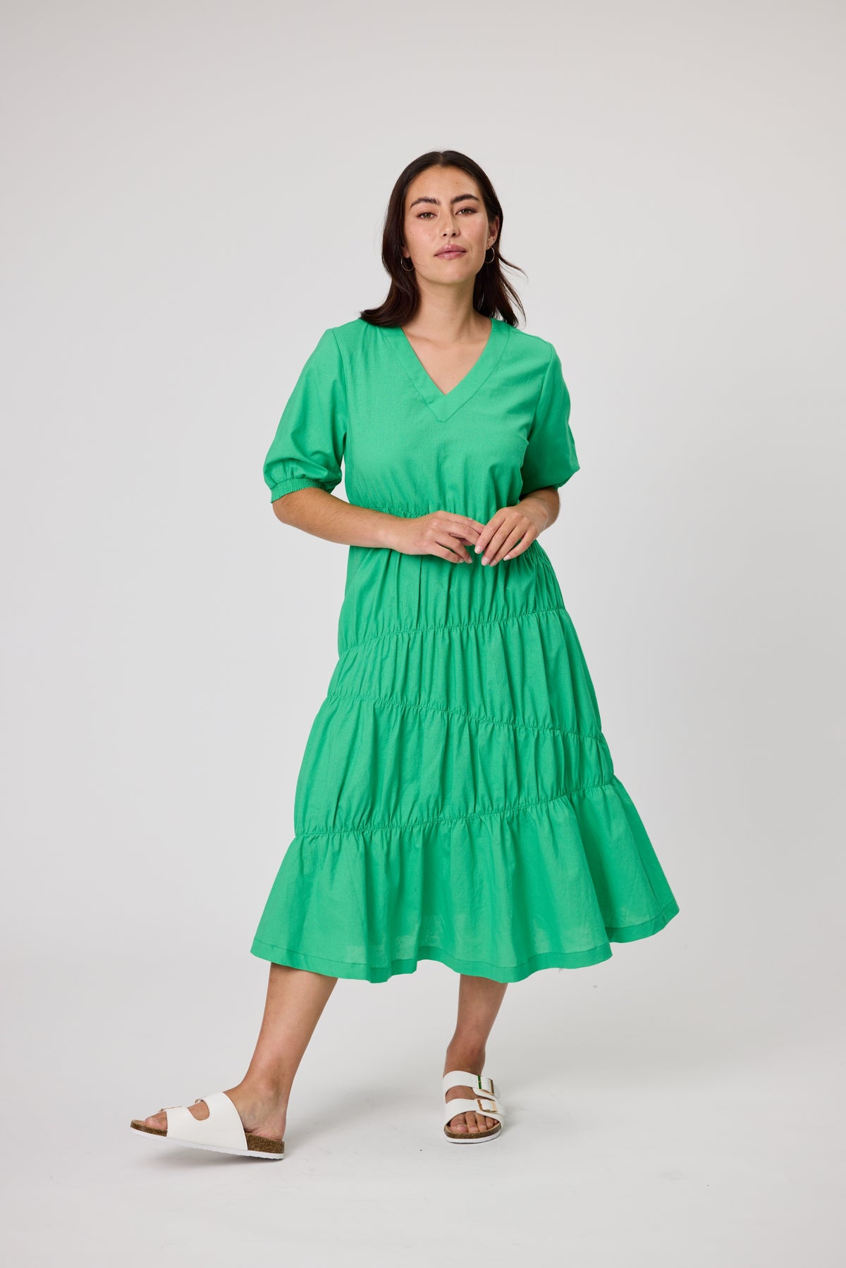 Maeve Shirred Dress