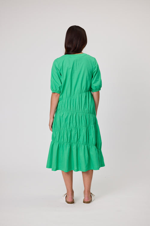 Maeve Shirred Dress