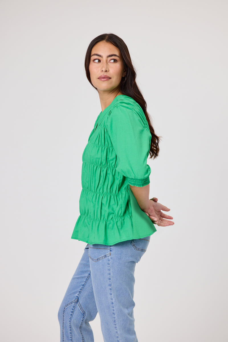 Maeve Shirred Top