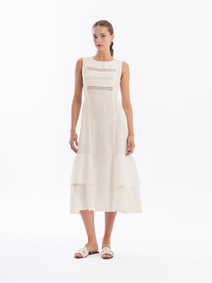 Maxi Trim Lace Dress by Harris Cotton, photo 4