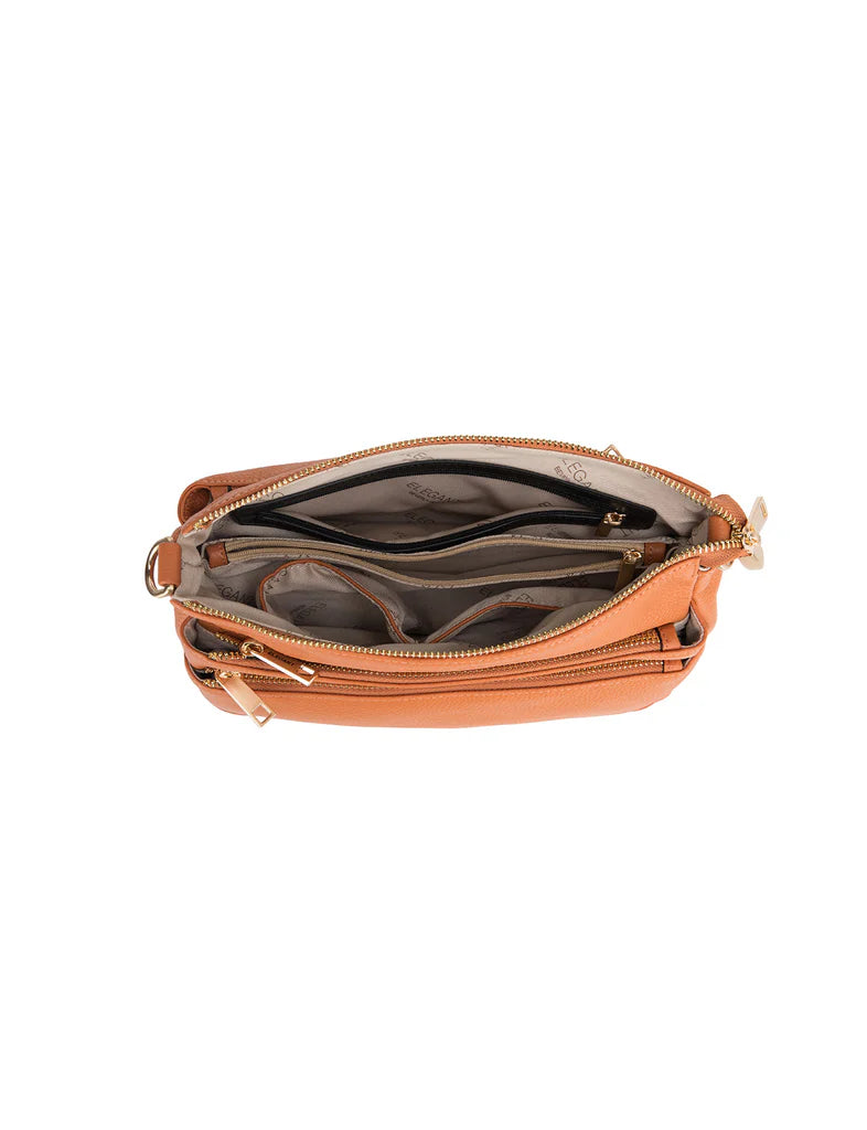 Faith Leather Bag Navy