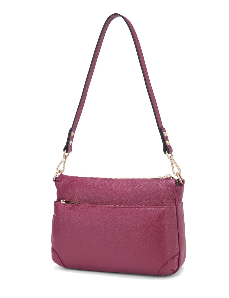 Faith Leather Bag Navy
