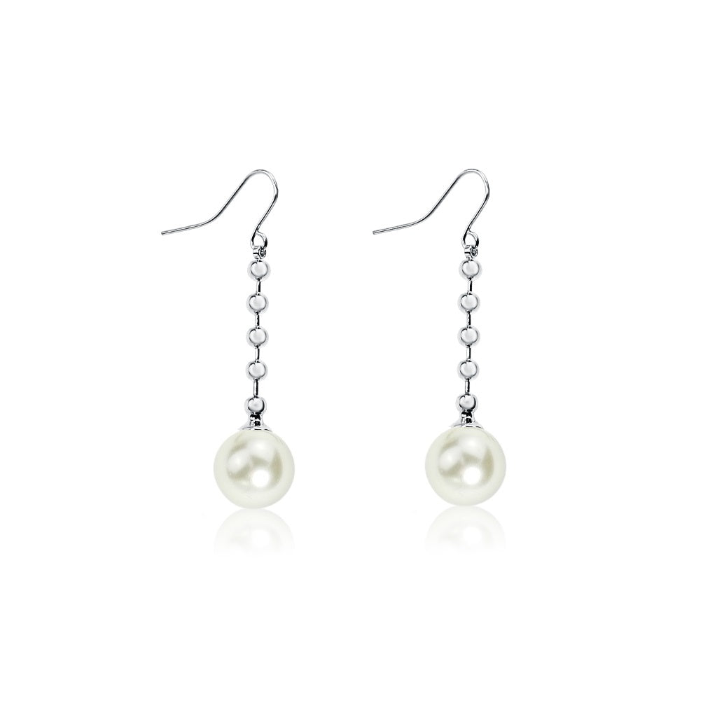 Glass Pearl Earring