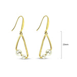 Double Pearl Earrings