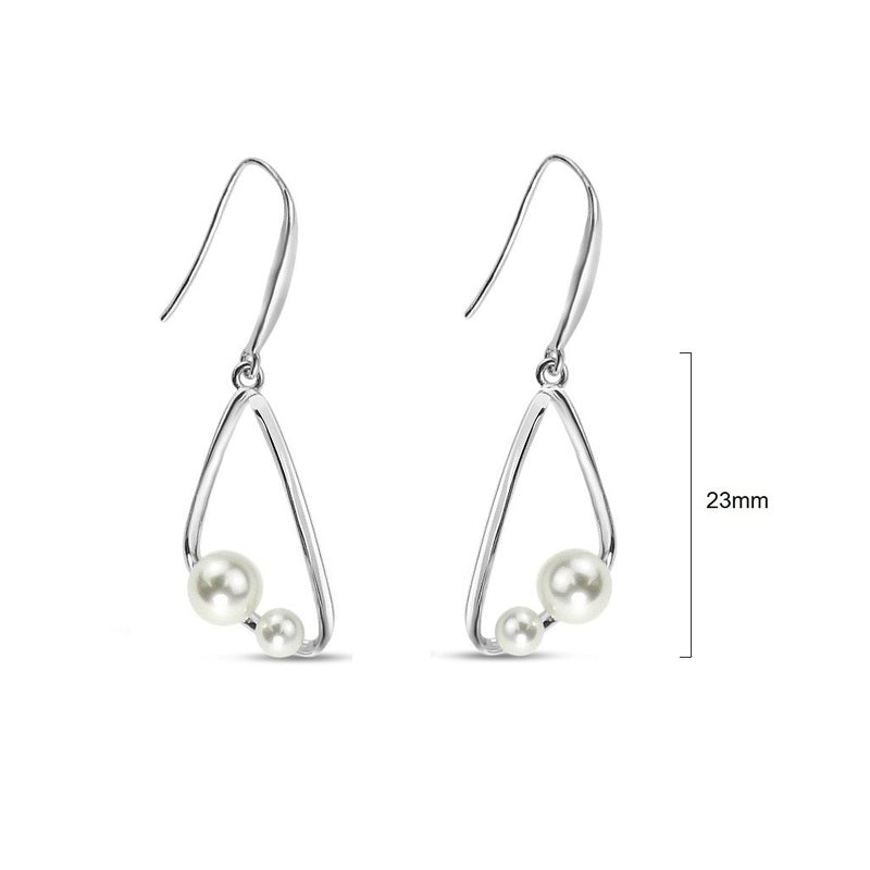 Double Pearl Earrings